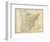 Map of the United States of America, c.1796-John Reid-Framed Art Print