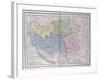 Map of the Vendee Depicting the Area of the Vendean Revolt-F. Colliu-Framed Giclee Print