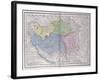 Map of the Vendee Depicting the Area of the Vendean Revolt-F. Colliu-Framed Giclee Print