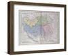 Map of the Vendee Depicting the Area of the Vendean Revolt-F. Colliu-Framed Giclee Print