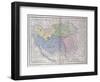 Map of the Vendee Depicting the Area of the Vendean Revolt-F. Colliu-Framed Giclee Print