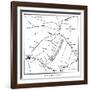 Map of the War in the Soudan, Late 19th Century-null-Framed Giclee Print