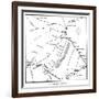 Map of the War in the Soudan, Late 19th Century-null-Framed Giclee Print