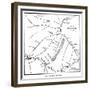 Map of the War in the Soudan, Late 19th Century-null-Framed Giclee Print