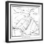 Map of the War in the Soudan, Late 19th Century-null-Framed Giclee Print