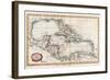 Map of the West Indies, 18th Century-Barlow-Framed Premium Giclee Print