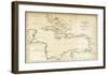 Map of the West Indies, c.1794-Jedidiah Morse-Framed Art Print