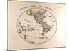 Map of the Western Hemisphere, 1872-null-Mounted Giclee Print