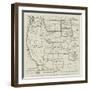 Map of the Western States of America, Showing the Position of the New Territory of Oklahoma-null-Framed Giclee Print