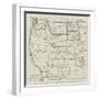 Map of the Western States of America, Showing the Position of the New Territory of Oklahoma-null-Framed Giclee Print