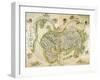 Map of the World 1511-null-Framed Giclee Print