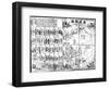 Map of the World, 1671-Japanese School-Framed Giclee Print