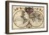 Map of the World, 1720-Library of Congress-Framed Photographic Print