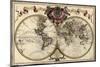 Map of the World, 1720-Library of Congress-Mounted Photographic Print