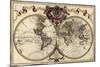 Map of the World, 1720-Library of Congress-Mounted Photographic Print