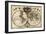 Map of the World, 1720-Science Source-Framed Giclee Print