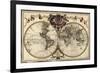 Map of the World, 1720-Science Source-Framed Giclee Print