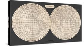 Map of the World, 1812-Aaron Arrowsmith-Stretched Canvas