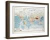 Map of the World 1899-null-Framed Giclee Print