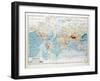 Map of the World 1899-null-Framed Giclee Print