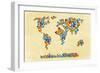 Map of the World 1998 3-Mark Ashkenazi-Framed Giclee Print