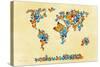 Map of the World 1998 3-Mark Ashkenazi-Stretched Canvas