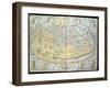 Map of the World, Based on Descriptions and Co-ordinates Given in 'Geographia'-Ptolemy-Framed Giclee Print