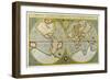 Map of the World by Gerhard Mercator-null-Framed Art Print