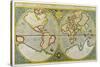 Map of the World by Gerhard Mercator-null-Stretched Canvas