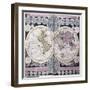 Map of the World, C.1717-null-Framed Giclee Print