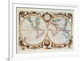 Map of the World, c.1770-null-Framed Art Print