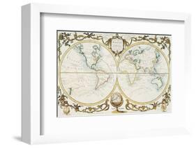 Map of the World, c.1770-null-Framed Premium Giclee Print