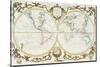 Map of the World, c.1770-null-Stretched Canvas