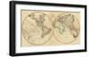 Map of the World, c.1820-John Melish-Framed Art Print