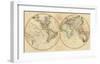 Map of the World, c.1820-John Melish-Framed Art Print