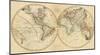 Map of the World, c.1820-John Melish-Mounted Art Print