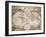 Map of the World, circa 1680-Frederick de Wit-Framed Giclee Print