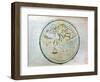 Map of the World, Copied by Doctor Vincent for His Book on the Journey of Arrian (circa 95-180)-Abu Abdallah Muhammad Al-Idrisi-Framed Giclee Print