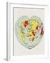 Map of the World Distorted into the Shape of a Heart-null-Framed Giclee Print