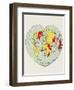 Map of the World Distorted into the Shape of a Heart-null-Framed Giclee Print