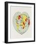 Map of the World Distorted into the Shape of a Heart-null-Framed Giclee Print