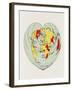 Map of the World Distorted into the Shape of a Heart-null-Framed Giclee Print
