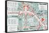 Map of the World Fair, Paris, 1937-null-Framed Stretched Canvas