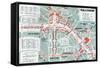 Map of the World Fair, Paris, 1937-null-Framed Stretched Canvas