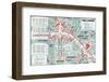 Map of the World Fair, Paris, 1937-null-Framed Photo