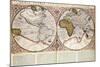 Map of the World: from Mercator's "Atlas...", 1595-null-Mounted Giclee Print