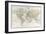 Map of the World: from R.H.Laurie's Atlas, 1852-null-Framed Giclee Print