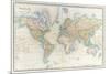 Map of the World: from R.H.Laurie's Atlas, 1852-null-Mounted Giclee Print