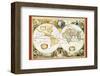 Map of the World III-null-Framed Art Print