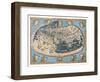 Map Of The World (In Those Days Known)-marzolino-Framed Art Print